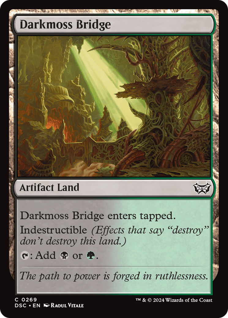 Darkmoss Bridge [Duskmourn: House of Horror Commander] | Magic Magpie