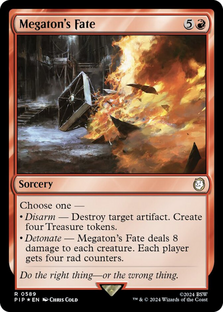 Megaton's Fate (Surge Foil) [Fallout] | Magic Magpie