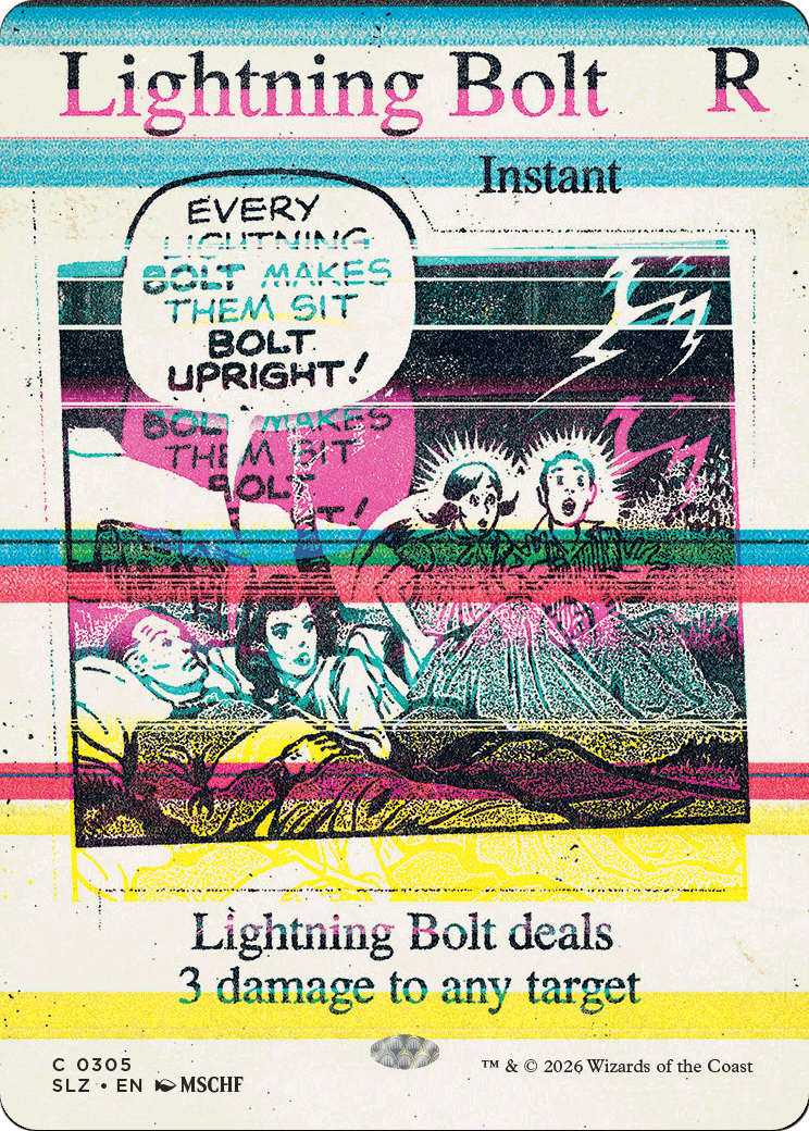 Lightning Bolt (0305) [Secret Lair x MSCHF: The Zeta Set] | Magic Magpie