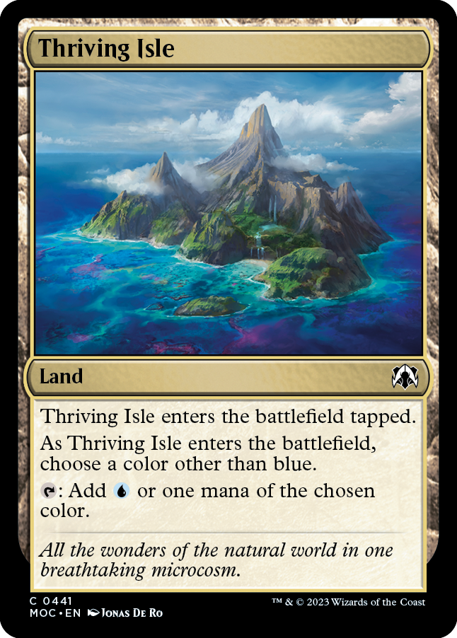 Thriving Isle [March of the Machine Commander] | Magic Magpie