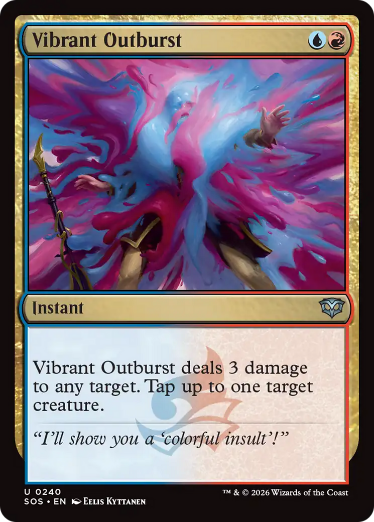 Vibrant Outburst [Secrets of Strixhaven] | Magic Magpie