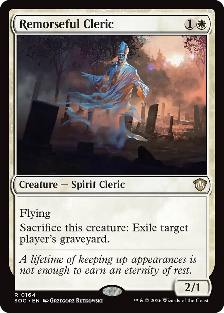 Remorseful Cleric [Secrets of Strixhaven Commander] | Magic Magpie