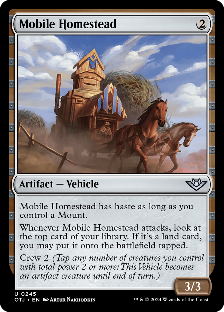 Mobile Homestead [Outlaws of Thunder Junction] | Magic Magpie