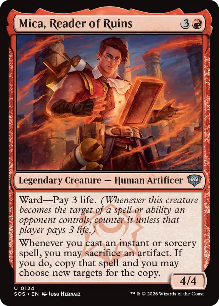 Mica, Reader of Ruins [Secrets of Strixhaven] | Magic Magpie