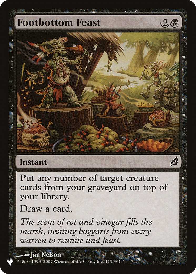 Footbottom Feast [The List] | Magic Magpie