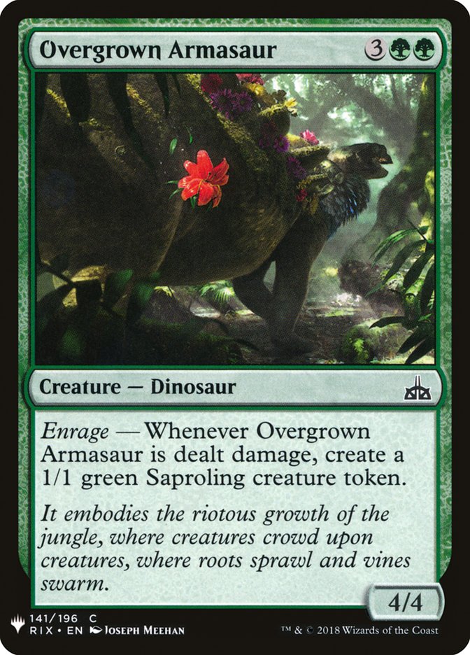 Overgrown Armasaur [Mystery Booster] | Magic Magpie
