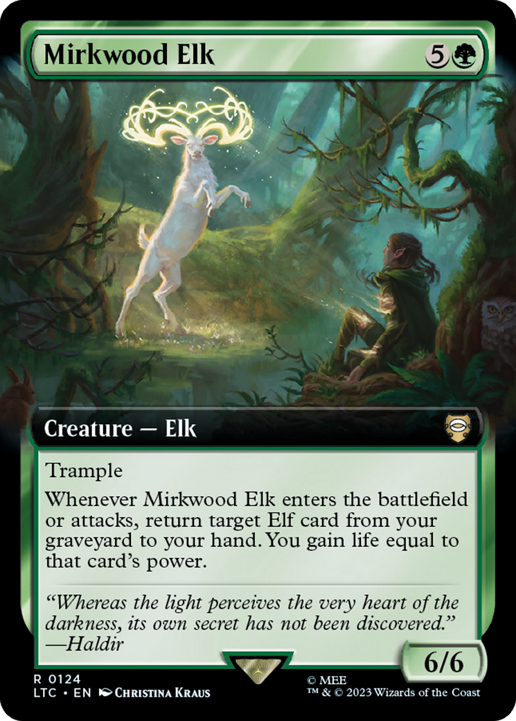 Mirkwood Elk (Extended Art) [The Lord of the Rings: Tales of Middle-Earth Commander] | Magic Magpie