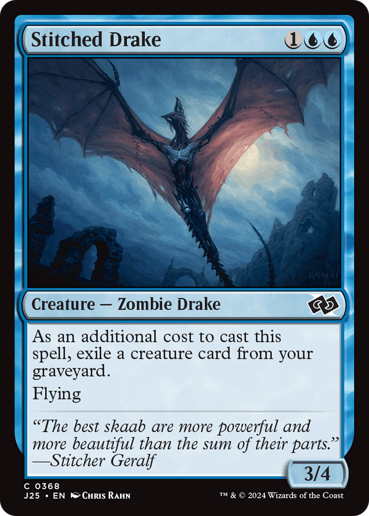 Stitched Drake [Foundations Jumpstart] | Magic Magpie