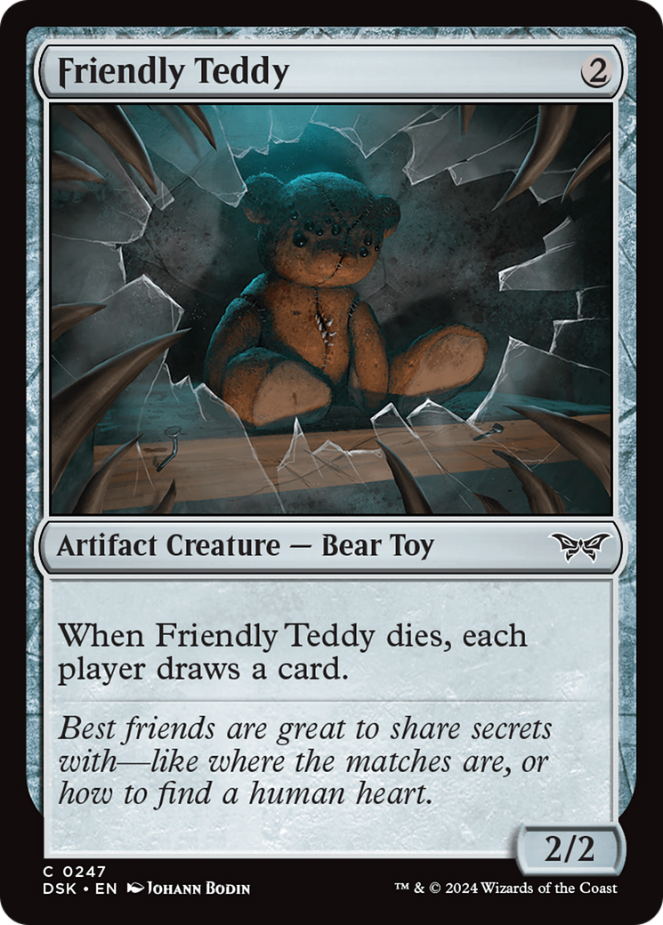 Friendly Teddy [Duskmourn: House of Horror] | Magic Magpie