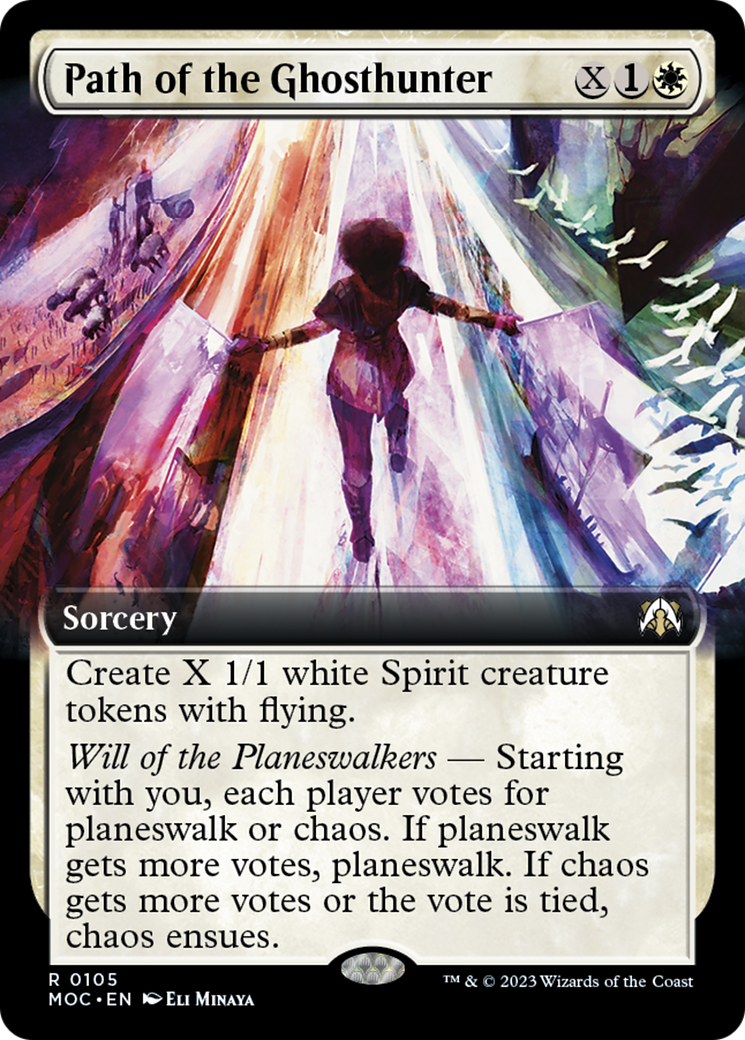 Path of the Ghosthunter (Extended Art) [March of the Machine Commander] | Magic Magpie