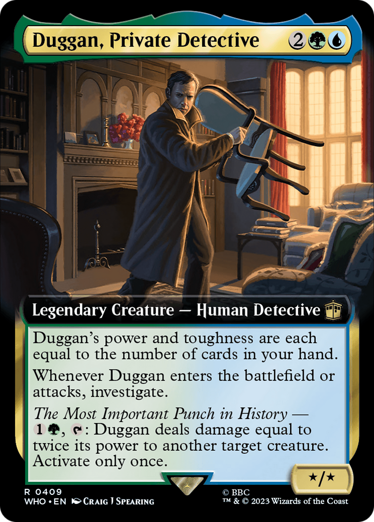 Duggan, Private Detective (Extended Art) [Doctor Who] | Magic Magpie