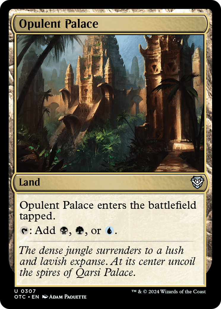 Opulent Palace [Outlaws of Thunder Junction Commander] | Magic Magpie