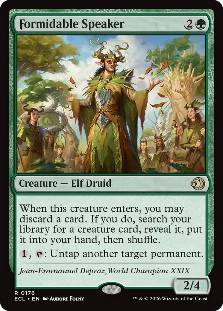 Formidable Speaker [Lorwyn Eclipsed] | Magic Magpie