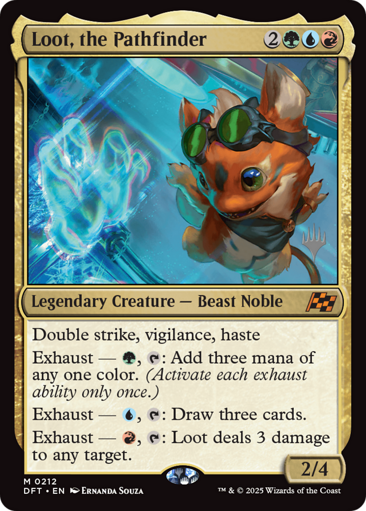 Loot, the Pathfinder (Promo Pack) [Aetherdrift Promos] | Magic Magpie
