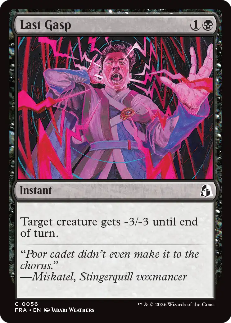 Last Gasp [Reality Fracture] | Magic Magpie