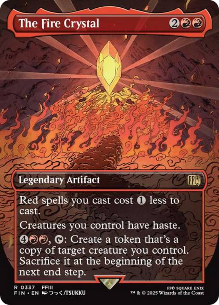The Fire Crystal (Borderless) [FINAL FANTASY] | Magic Magpie