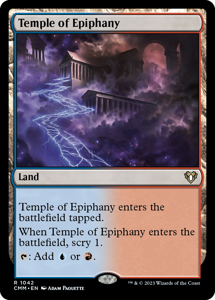 Temple of Epiphany [Commander Masters] | Magic Magpie