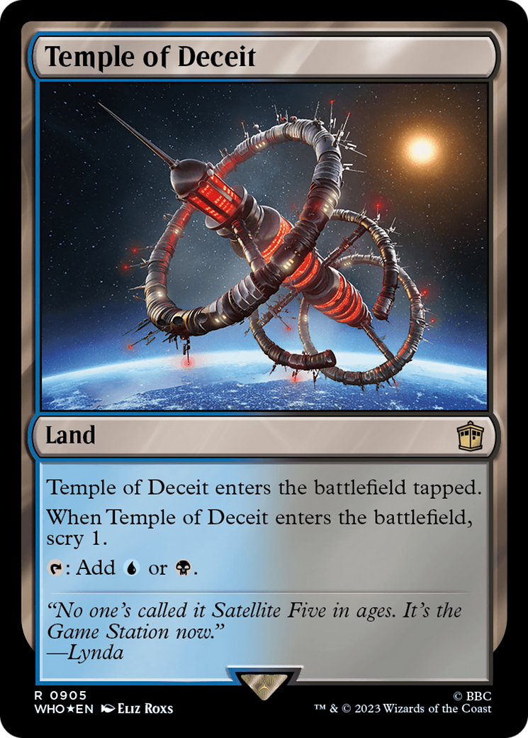 Temple of Deceit (Surge Foil) [Doctor Who] | Magic Magpie