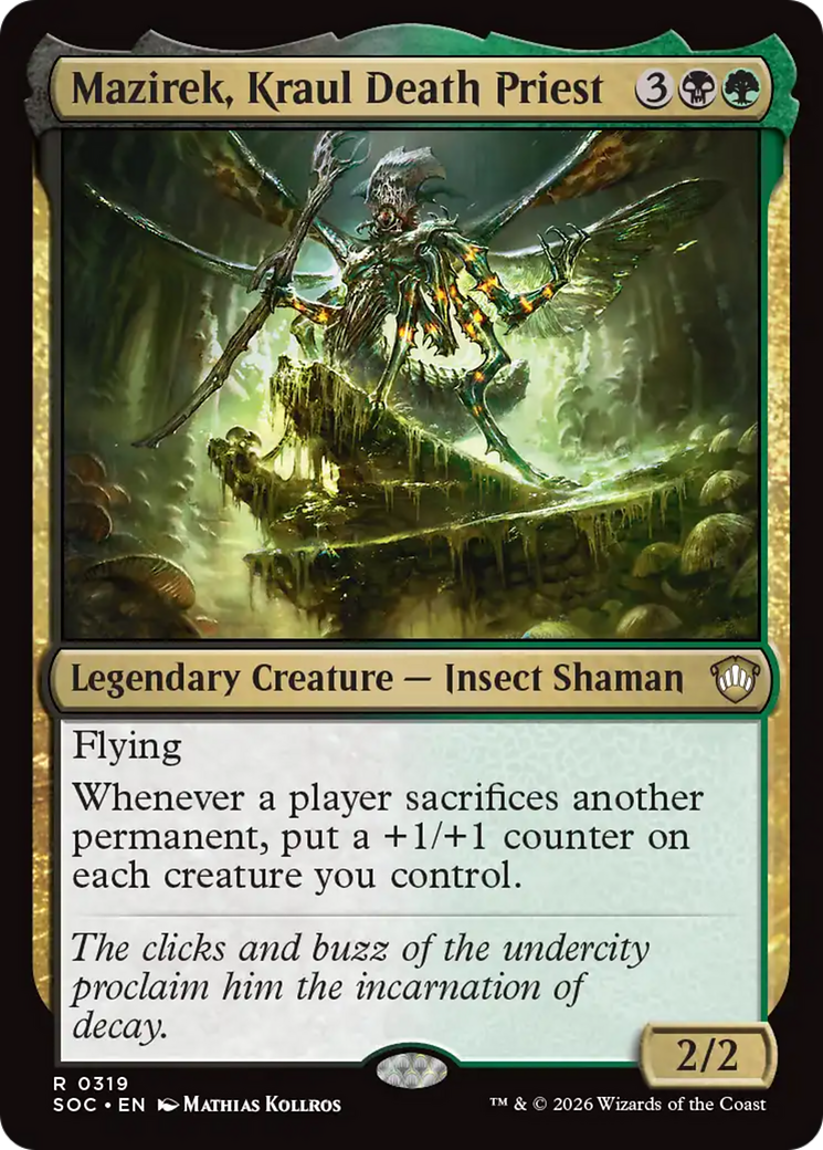 Mazirek, Kraul Death Priest [Secrets of Strixhaven Commander] | Magic Magpie