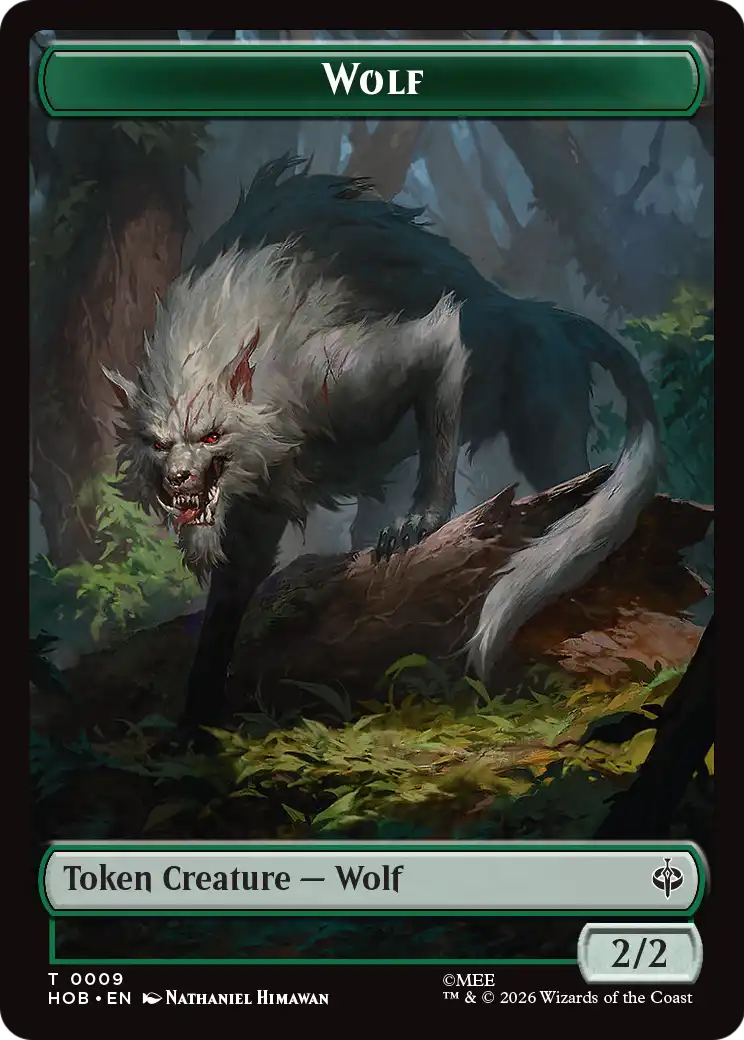 Goblin Army (0003) // Wolf Double-Sided Token [The Hobbit Tokens] | Magic Magpie