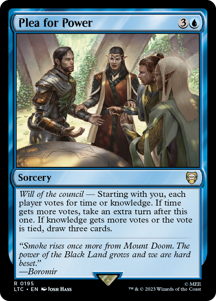 Plea for Power [The Lord of the Rings: Tales of Middle-Earth Commander] | Magic Magpie