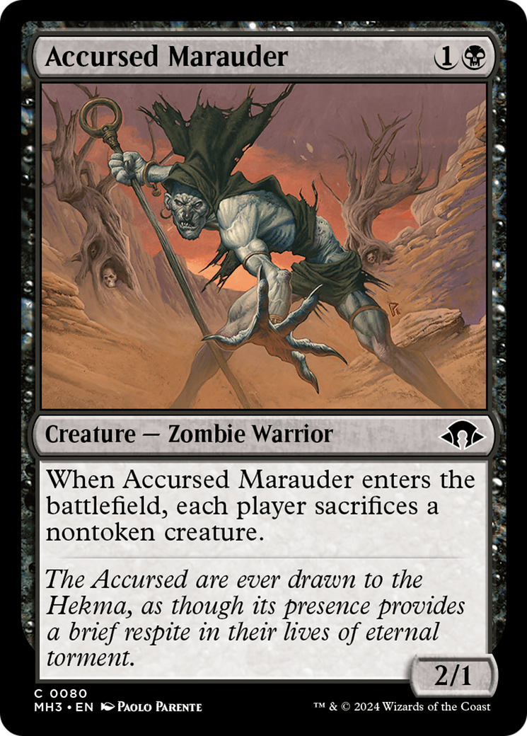 Accursed Marauder [Modern Horizons 3] | Magic Magpie