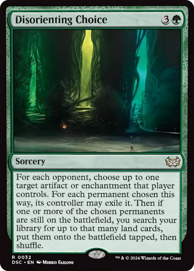 Disorienting Choice (Extended Art) [Duskmourn: House of Horror Commander] | Magic Magpie