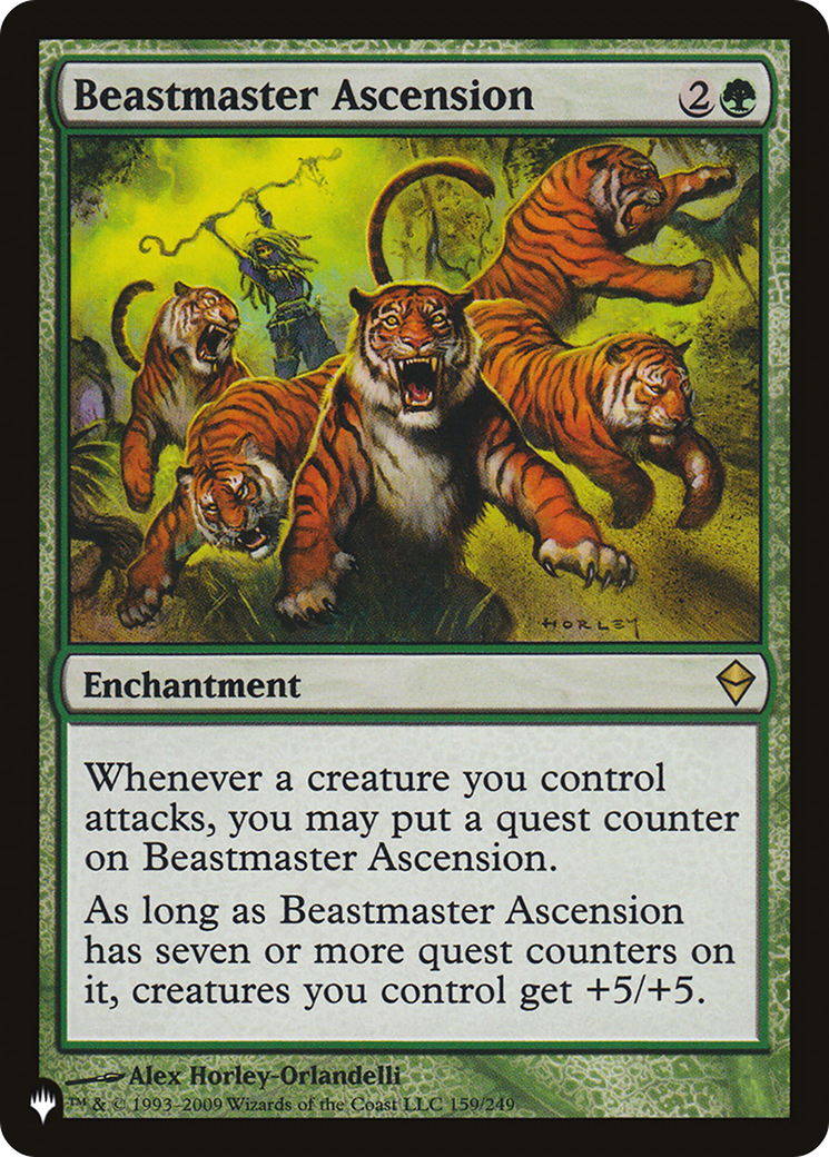 Beastmaster Ascension (ZEN) [The List] | Magic Magpie