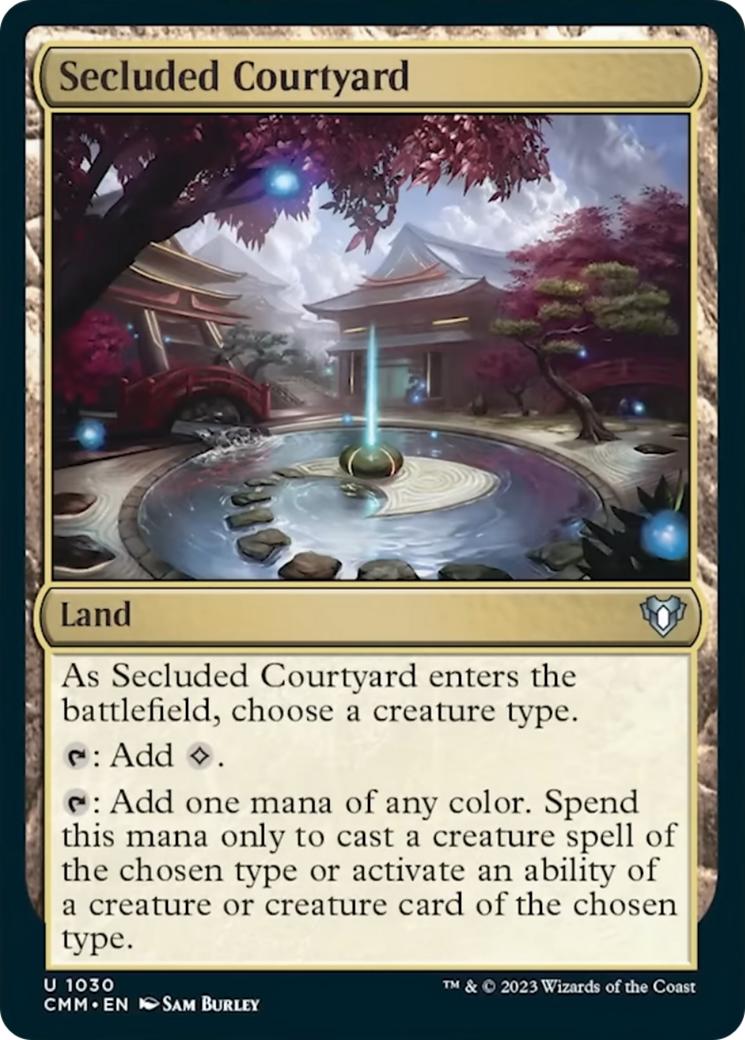 Secluded Courtyard [Commander Masters] | Magic Magpie