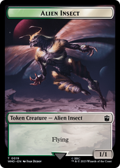 Copy // Alien Insect Double-Sided Token [Doctor Who Tokens] | Magic Magpie