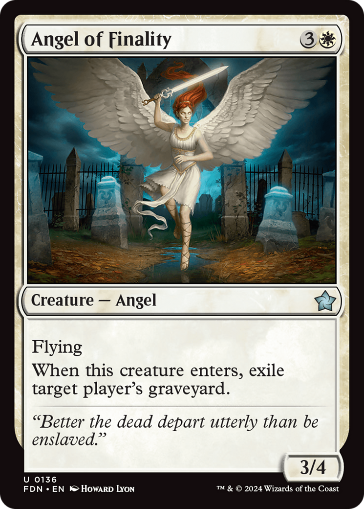 Angel of Finality [Foundations] | Magic Magpie