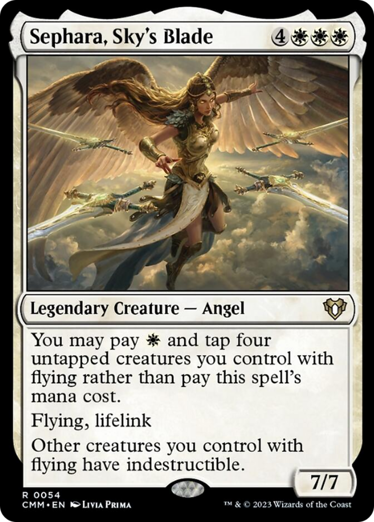 Sephara, Sky's Blade [Commander Masters] | Magic Magpie