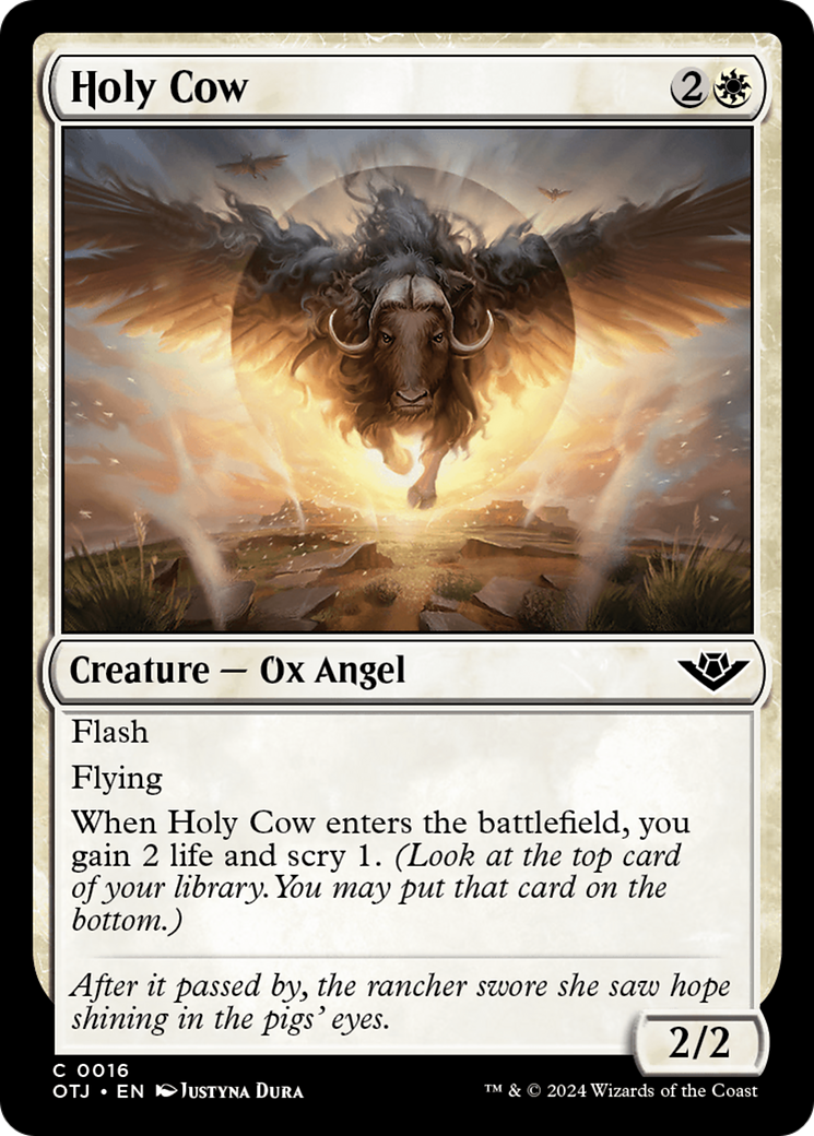 Holy Cow [Outlaws of Thunder Junction] | Magic Magpie