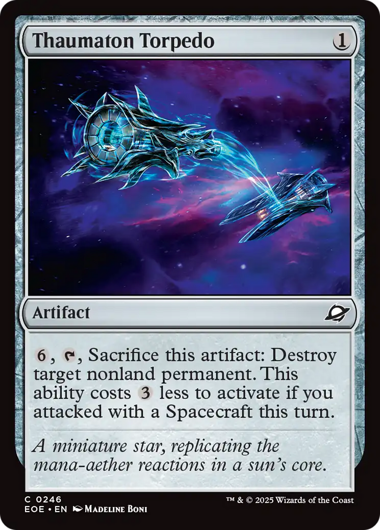 Thaumaton Torpedo [Edge of Eternities] | Magic Magpie