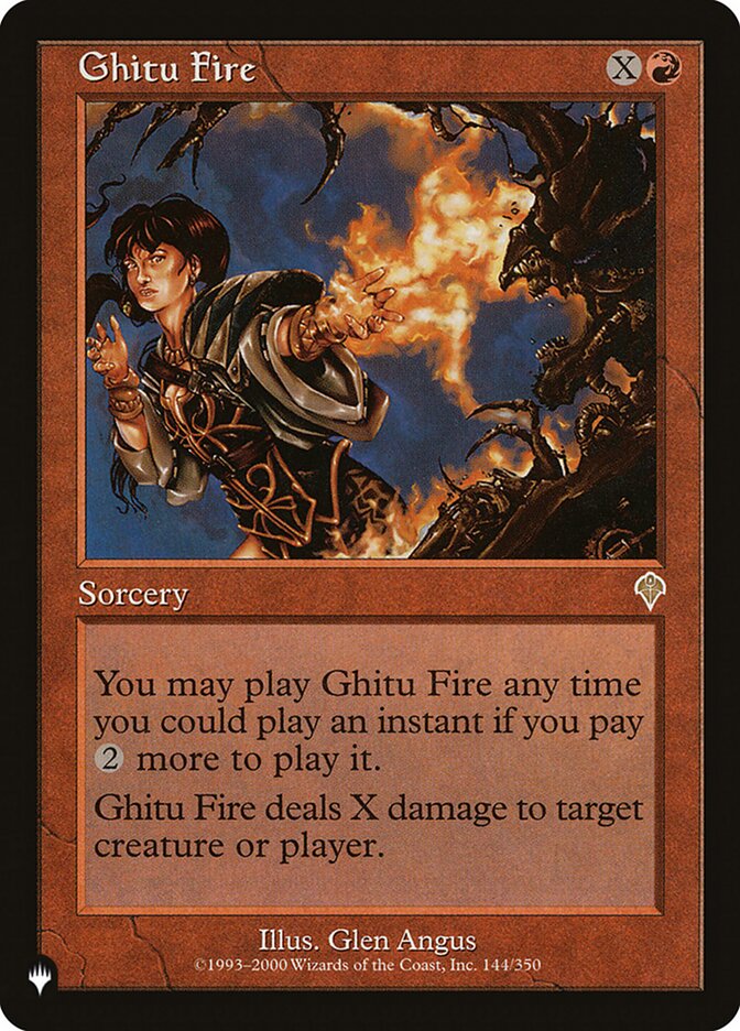 Ghitu Fire [The List] | Magic Magpie
