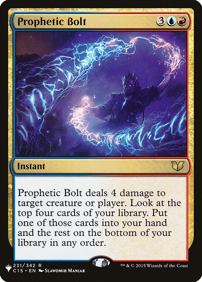 Prophetic Bolt [The List] | Magic Magpie