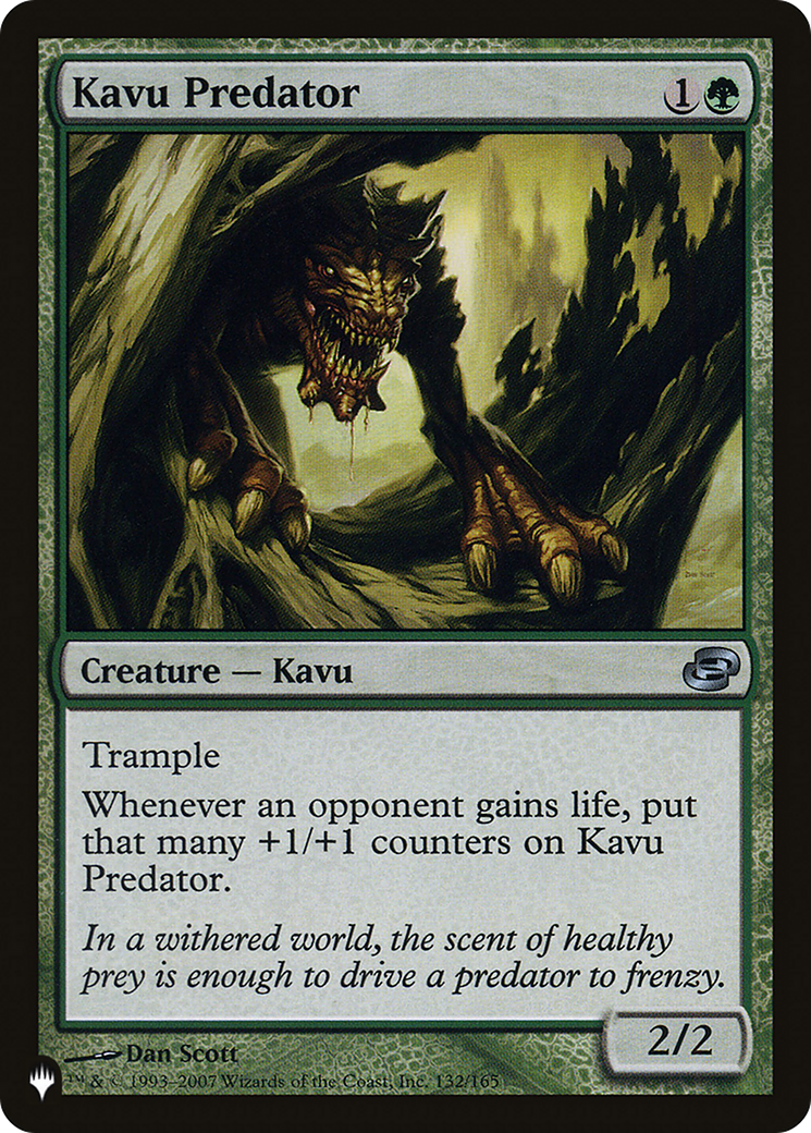 Kavu Predator [The List Reprints] | Magic Magpie