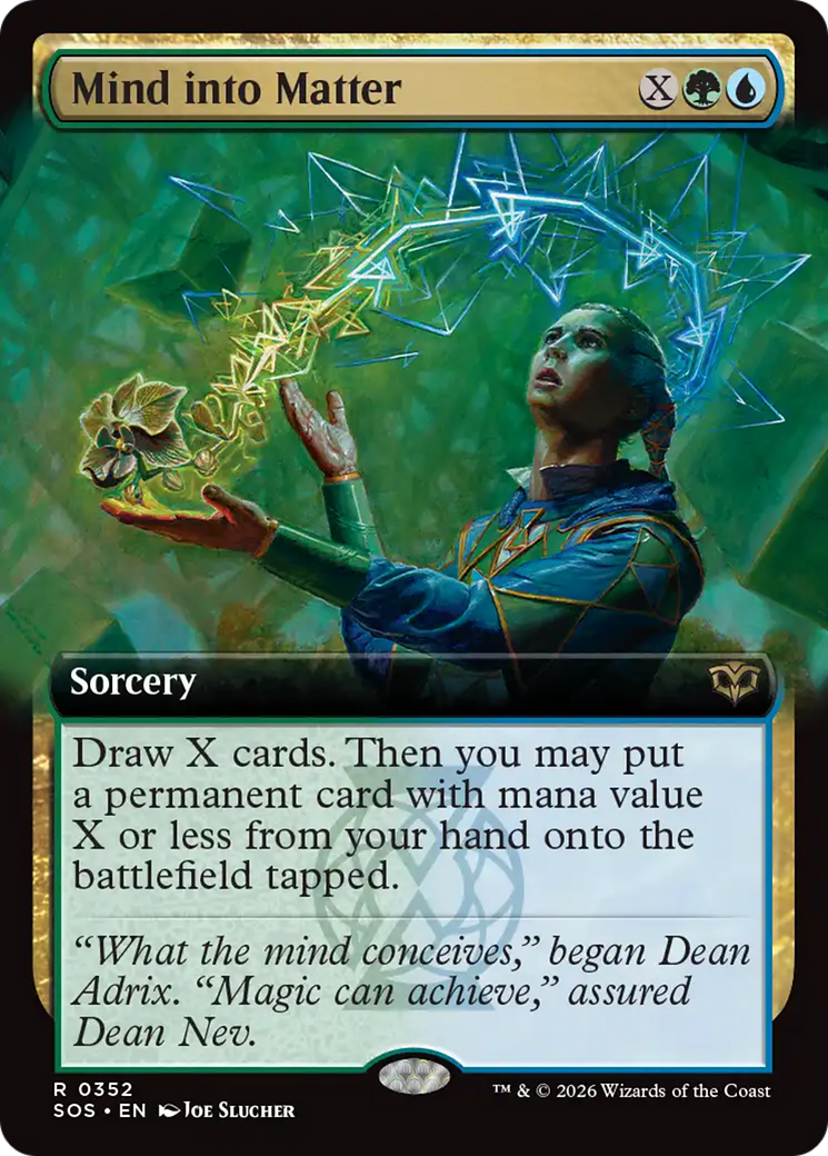 Mind into Matter (Extended Art) [Secrets of Strixhaven] | Magic Magpie
