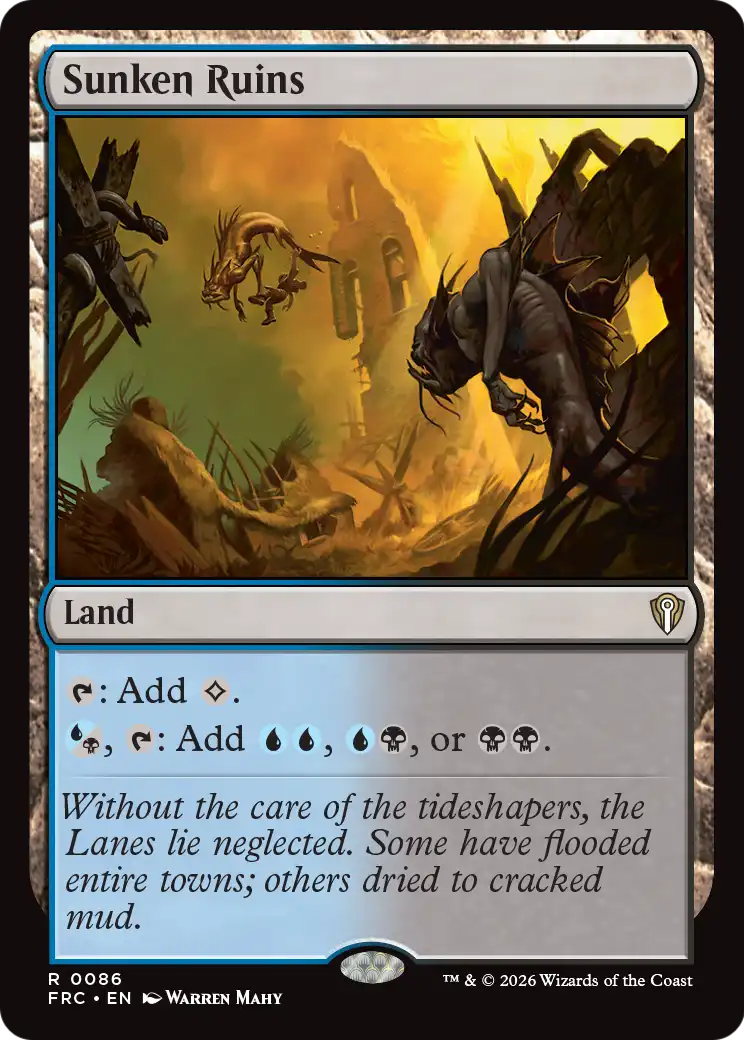 Sunken Ruins [Reality Fracture Commander] | Magic Magpie