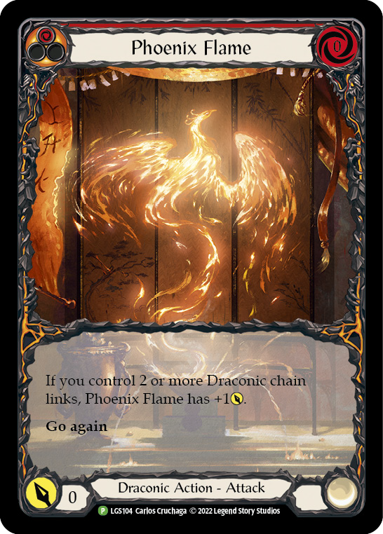 Phoenix Flame [LGS104] (Promo)  Rainbow Foil | Magic Magpie