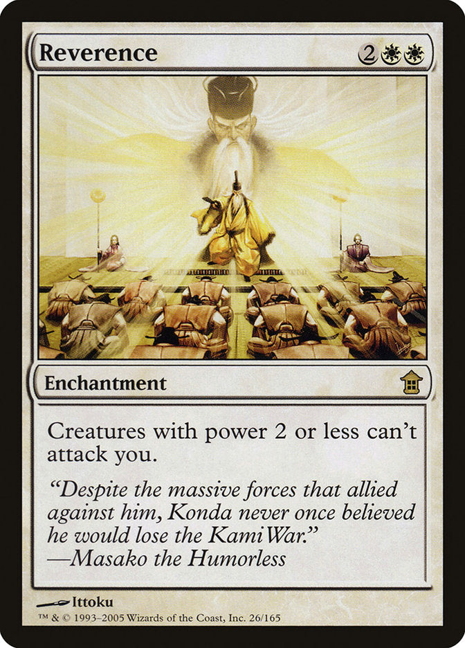 Reverence [Saviors of Kamigawa] | Magic Magpie