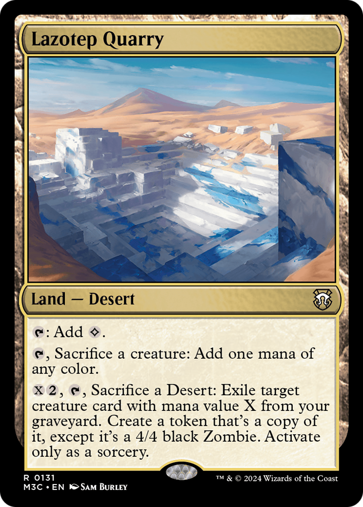 Lazotep Quarry (Extended Art) [Modern Horizons 3 Commander] | Magic Magpie