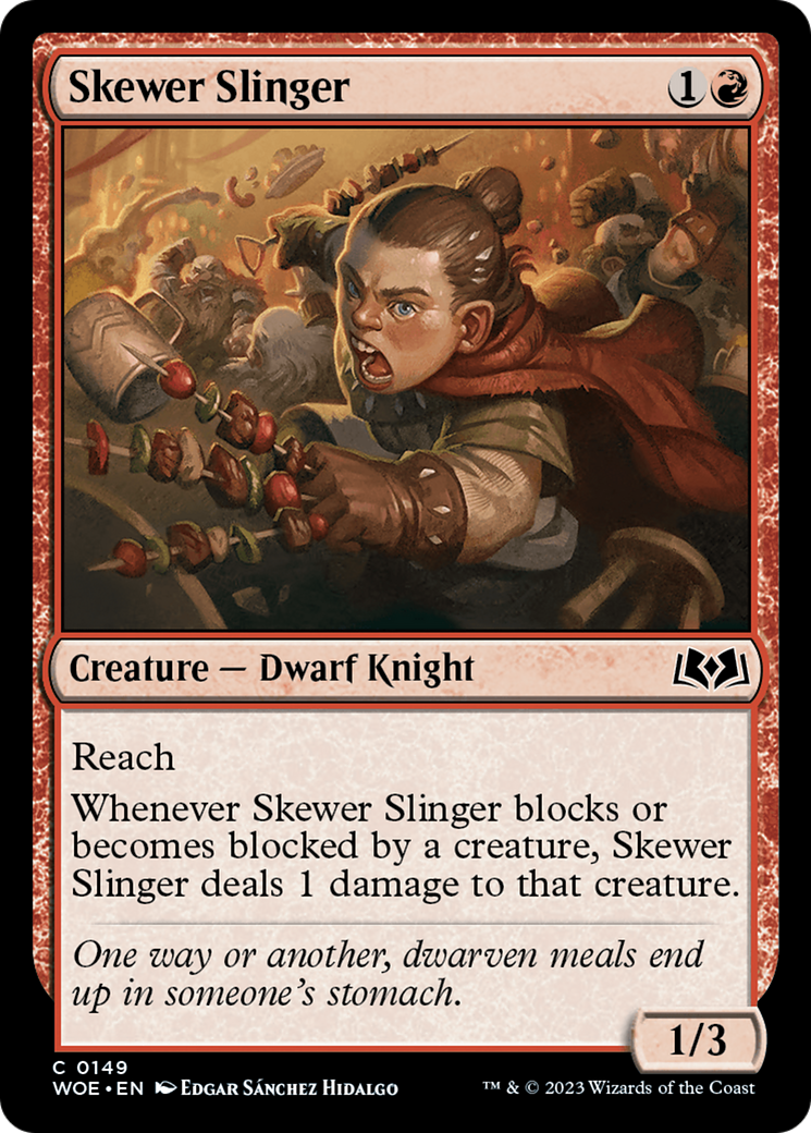 Skewer Slinger [Wilds of Eldraine] | Magic Magpie