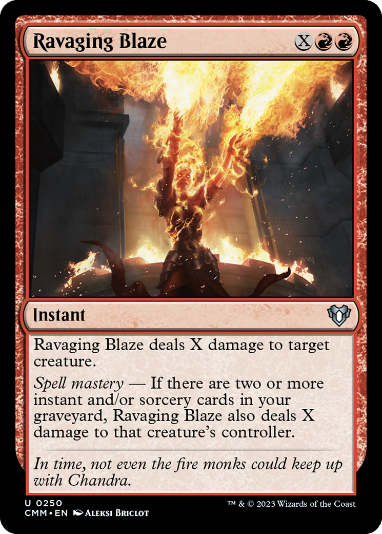 Ravaging Blaze [Commander Masters] | Magic Magpie