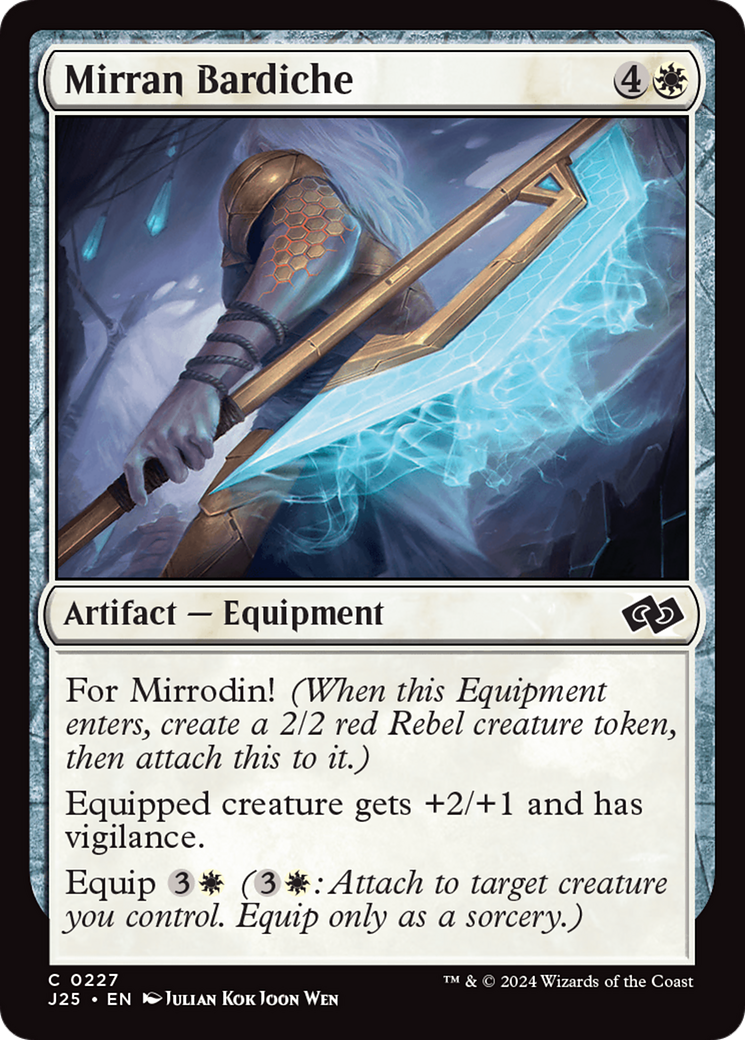 Mirran Bardiche [Foundations Jumpstart] | Magic Magpie