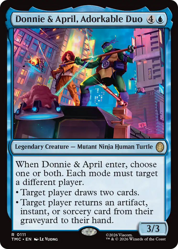 Donnie & April, Adorkable Duo [Teenage Mutant Ninja Turtles Commander] | Magic Magpie