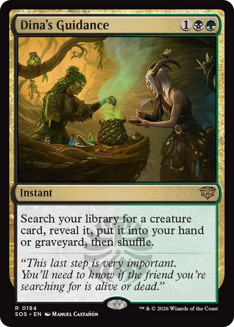 Dina's Guidance [Secrets of Strixhaven] | Magic Magpie