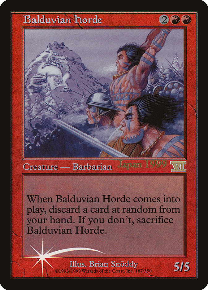 Balduvian Horde (Worlds) [World Championship Promos] | Magic Magpie