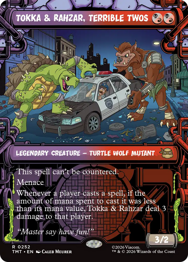Tokka & Rahzar, Terrible Twos (Showcase) [Teenage Mutant Ninja Turtles] | Magic Magpie