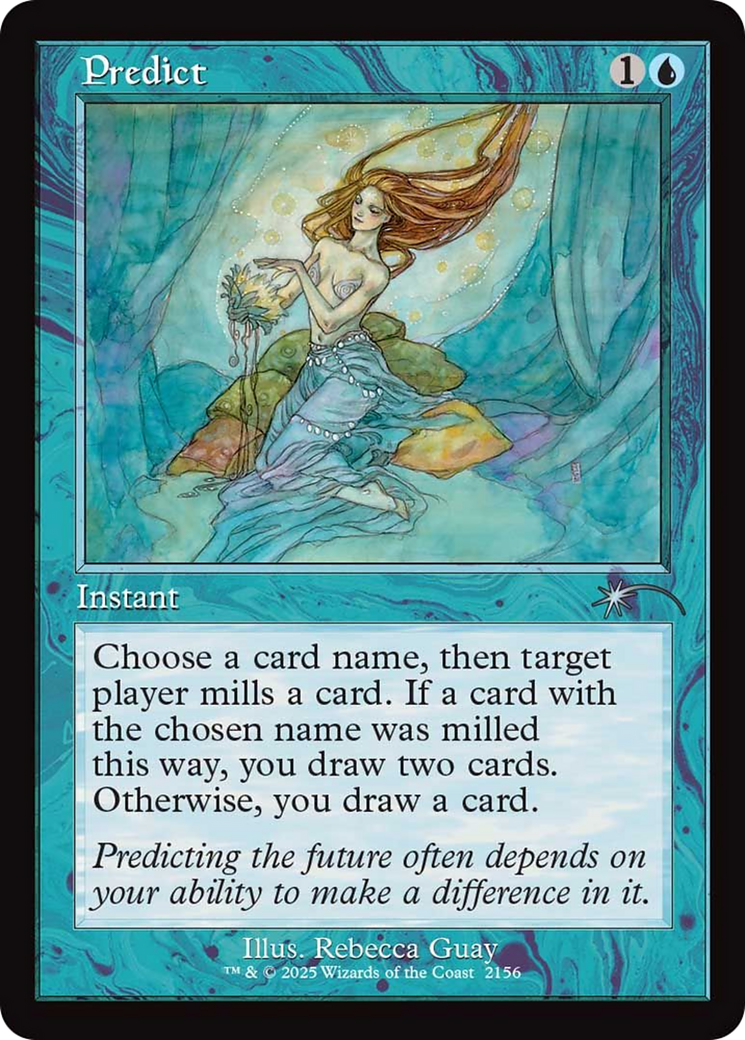 Predict (Retro Frame) [Secret Lair Drop Series] | Magic Magpie